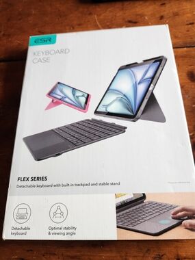 Flex Series Detachable Keyboard Case for Tablets - Black